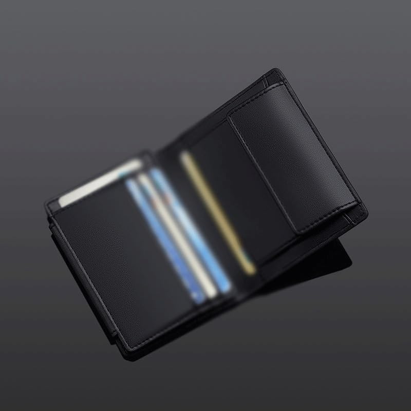 VIDI Men's Genuine Leather Wallet Vertical Multi-card Slot