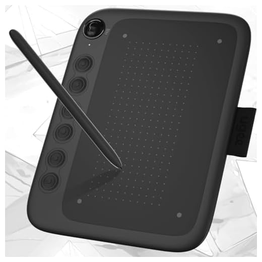 UGEE Mesa Digitalizadora Q6 Para Telefone Android, 6,5x4 Polegadas Tablet Gráfico Com 6 Teclas Para Mac/Windows/Chrome (Preto)