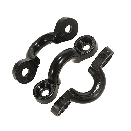 Clipes de caiaque, Andoer 50 peças de nylon caiaque barco ocular almofadas de amarração olhos canoa