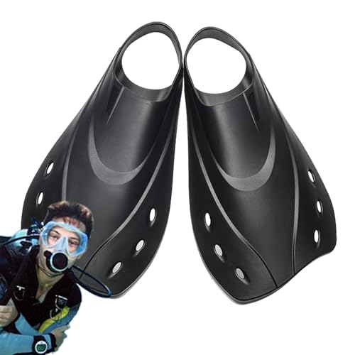 Palmes de natation confortables et courtes pour le sport aquatique