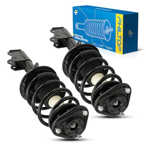 Image of PHILTOP Front Struts Shock Absorber Fit For Prius 2004-2009, Complete Struts with Coil Spring Assembly, Quick Suspension Loaded Struts 172357 /172358 2 PCS