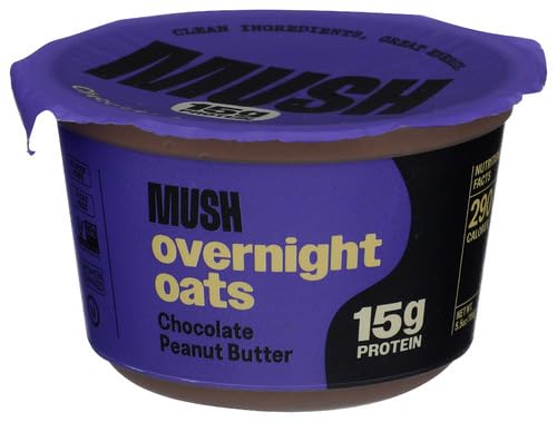 Mush Overnight Oats - Peanut Butter Chocolate - 8 Pack miniatura 2