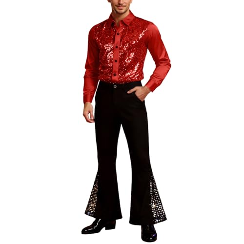 Tenue disco rétro années 70 et 80 pour homme idéale pour briller en clubwear