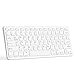 Produktbild Bluetooth Tastatur Deutsche Drahtlose Tastatur Ultradünne Kompatibel mit iOS/Android/Windows System Wiederaufladbare Tastatur für iPad/iPhone//Laptop/Smartphone/Tablet/Computer /PC QWERTZ DE Layout