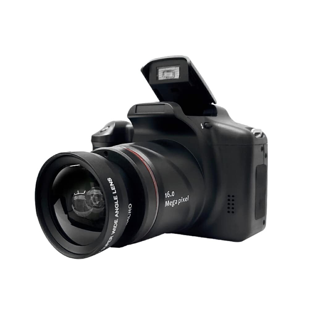 Fotocamera con Display Digitale per Principianti Videocamere Portatili da Viaggio Fotocamere con Obiettivo Rimovibile Fotografia per riprese fotografiche