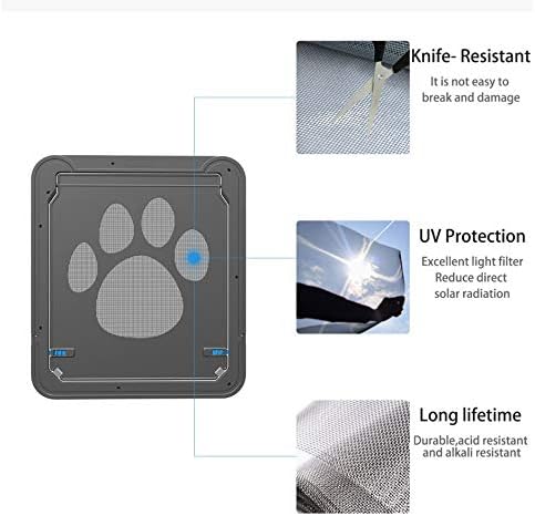 Miniatura 8 de Puerta mosquitera para mascotas (grande 12 x 14 x 0.5)