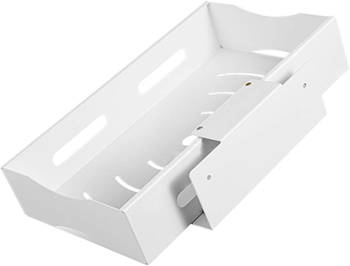 Telescopic under Sink Organizer Sliding Storage Bathroom Rack for Dish Soap Hand Soap and Kitchen Utensils Space-saving for Cabinets