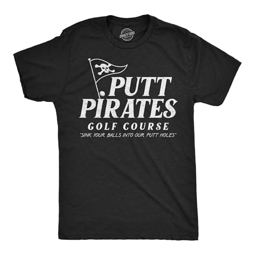 T-shirt Putt Pirates Golf Course humour sport cadeau golfeur original