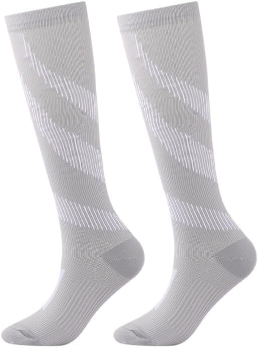 Striped Pressure Socks Casual Nylon for Men Women