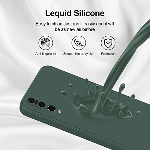 GiiYoon Case Compatible with Huawei P20 Pro, Silky-Soft Touch Full-Body Protective Phone Silicone Case - Image 4