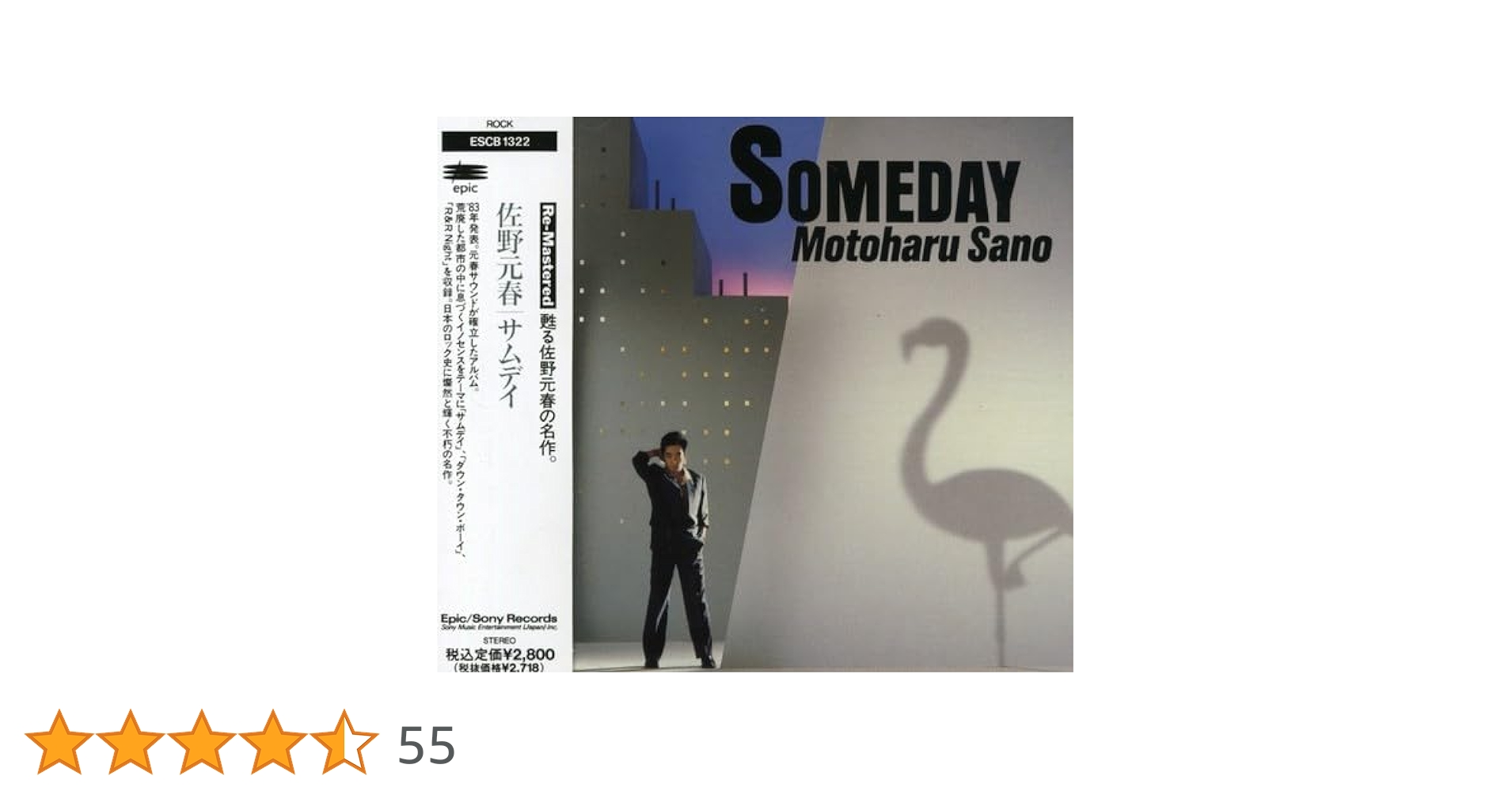 超希少　廃盤　82年発売盤　佐野元春 SOMEDAY Amazon.co.jp: SOMEDAY - 佐野元春: ミュージック