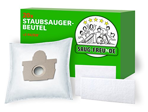 SAUG-FREUnDE I 20 Staubsaugerbeutel für ROWENTA Silence Force Extreme RO 5629, RO 5635, RO 5727, RO 5762, RO 5787 RO 5820, RO 5821, RO 5823, RO 5825, RO 5833, RO 5921, RO 5938, komp. SWIRL R 36, R36