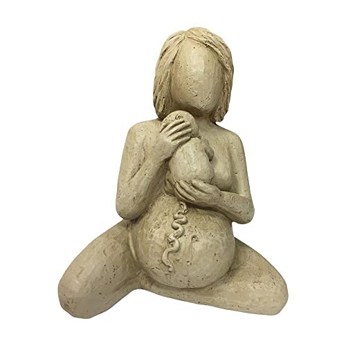 CHBDJY Pregnant Women Body Statue, Woman Postpartum Figure, Great Mother Sculpture for Home Decor, Baby Birth Process Memorial Statue, Collectible Gifts