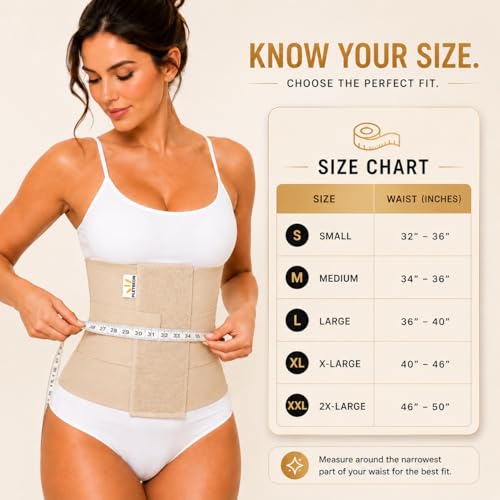 Image of PLETHEON Body Shaper Belt for Women | Tummy Control & Waist Slimming Shapewear | Adjustable Compression | Comfortable for Daily Use