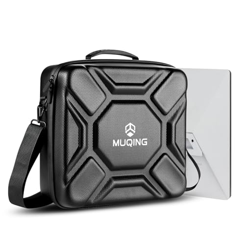 MUQING Case Compatible with Starlink Mini, Precision Cut Foam for Starlink Accessories and Mini Dish, Ultra-Light Carrying EVA Travel Water and Shock Resistant Case with Handle Shoulder Strap