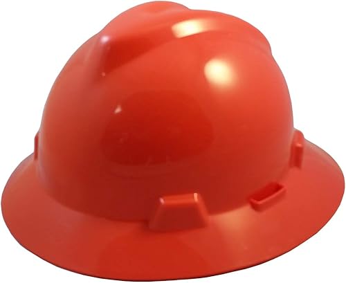 Vista 25 de MSA V - Sombreros de ala completa con suspensiones FasTrac III con práctica bolsa de mano, color blanco