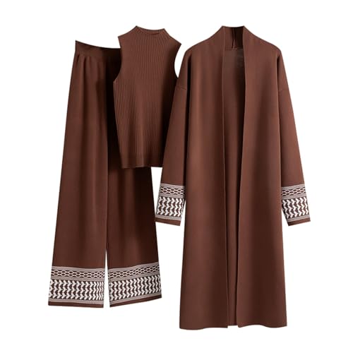 Ensemble tricot 3 pièces femme pour rester élégante et à l'aise à la maison