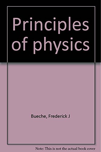 Principles of Physics B0000CMQ9C Book Cover