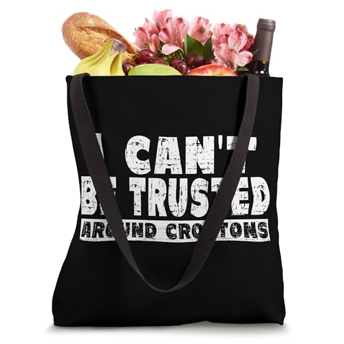 Bolsa Tote Crouton Lover Joke 16 pulgadas miniatura 4