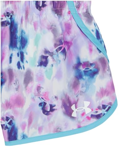 Image of Under Armour Girl's 2-piece Short Sleeve Tee and Shorts Set, Lightweight and Comfortable