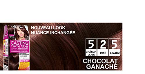 L 'Oréal Paris Casting Creme Gloss Haarfarbe, ohne Ammoniak, 525 Chocolat Ganachez, 1 x 180 ml – Ansicht 2