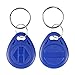 Produktbild LIBO Beschreibbares RFID Schlüsselanhänger 125KHz T5577 NFC Token Proximity ID Zugangskontrolle Key Fob Tags Card Programable Blau Farbe (10 Stück)