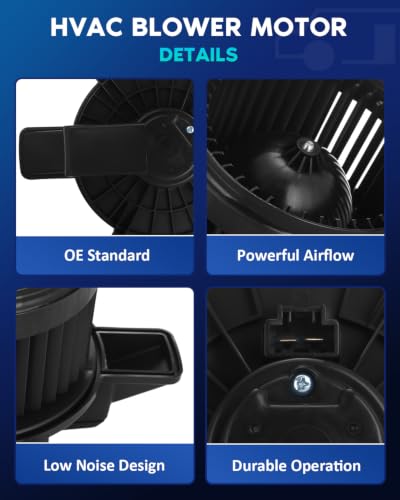 Image of BDELI Front HVAC Blower Motor Fit for 11-21 Jeep Grand Cherokee, Durango | 08-20 Grand Caravan, 08-16 Chrysler Town and Country: 700216, PM9353, 68029719AB, 68079477AB, 68224166AB, 75842, CH3126127