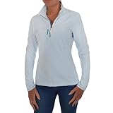 Reebok Damen langärmliges Shirt Fleece, Reflection Blue, XL