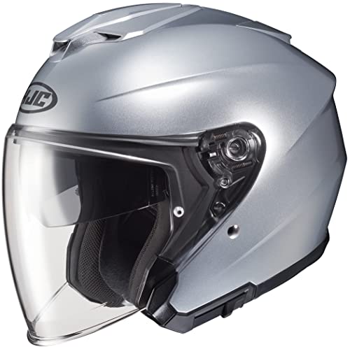 Hjc I30 Motorcycle Helmet Silver Large #TOP20