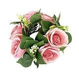 Photo Gallery uws325 - ghirlanda di candelieri con rose e foglie verdi, adatta per matrimoni, casa, feste, tavoli, ghirlande, candelieri, forniture decorative uws325 (25 cm) Photo Gallery uws325 - ghirlanda di candelieri con rose e foglie verdi, adatta per matrimoni, casa, feste, tavoli, ghirlande, candelieri, forniture decorative uws325 (25 cm)