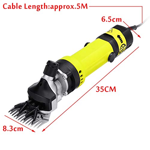 Portable Electric Clipper Wool Shearing Animal Wool Grooming Hair Machine Sheep Scissors Sheep Goats Cattle Livestock Oster 6 Speed Adjustable with Grooming Carrying Case 350W Portable Electric Clipper Wool Shearing Animal Wool Grooming Hair Machine Sheep Scissors Sheep Goats Cattle Livestock Oster 6 Speed Adjustable with Grooming Carrying Case 350W