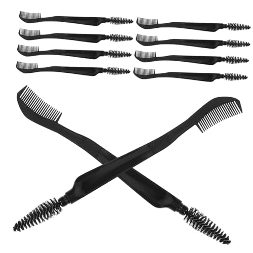 Healeved Gentle Eyebrow Eyelash Brush Tool Double-ended Makeup Brush in Lash Comb for Occasions
