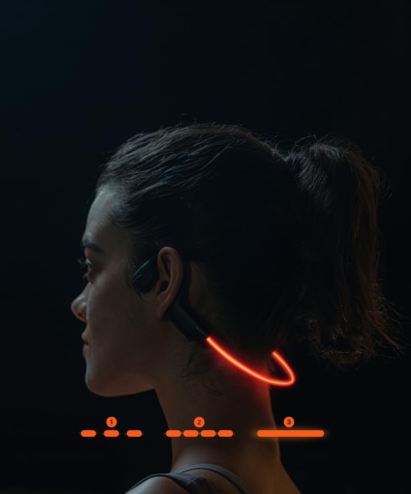 Amazon.co.jp: ラン二ング・屋外スポーツに最適 空気伝導 ワイヤレス