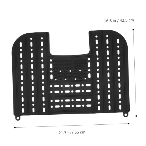 Organiseur plan de travail pliable tapis lavabo silicone