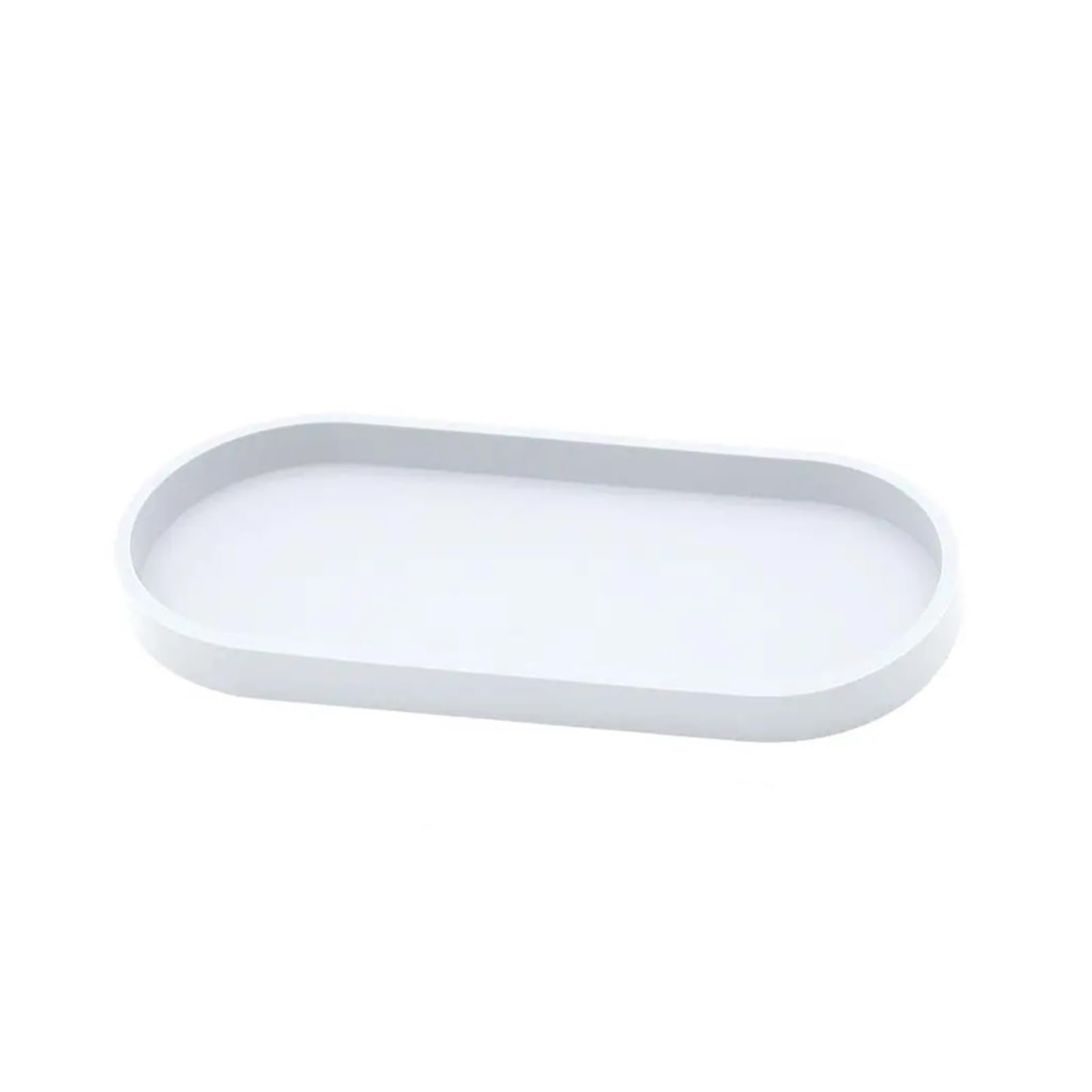 2Pcs Silicone Storage Tray For Bathroom Countertop