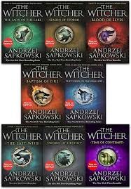 Image of The Witcher 8 Books Boxed Set: The Last Wish, Sword of Destiny, Blood of Elves, Time of Contempt, Baptism of Fire, The Tower of The Swallow, The Lady of the Lake, Season of Storms