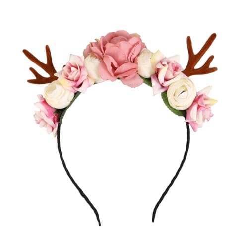Bandeau de Noël en forme de fleur pour déguisement de fête et souvenirs en famille créatifs