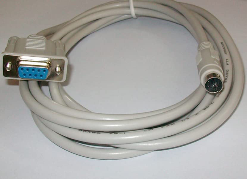 MT500-FX is Suitable for MT506/MT508/MT509 and Other Touch Screen Connection FX Series PLC Communication Cable (Light Gray 10m)