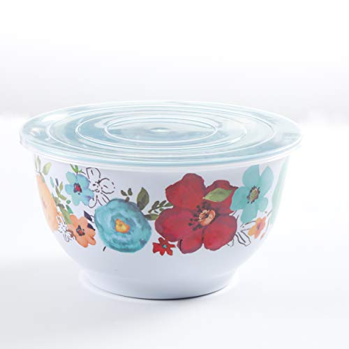 The Pioneer Woman Melamine Mixing Bowls with Lids (Set of 3 Bowls with 3 Lids) (Alex Marie) - Thumbnail 3