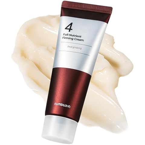numbuzin No.4 Full-Nutrient Firming Cream | Skin Elasticity, Wrinkle Care, Anit-aging, Deeply Nourishing, Hydation | Red Ginseng, Panthenol, Niacinamide, Bifida | 2.02 fl. oz. Cover