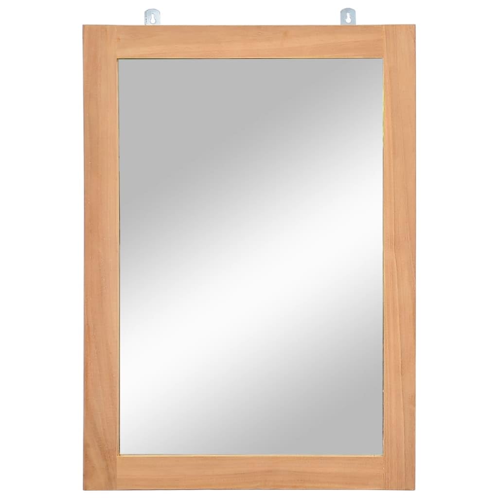 SYDE Lustro ścienne z litego drewna tekowego 50 x 70 cm