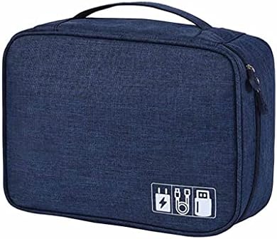 Storage Bags Portable Digital Organizer USB Gadgets Zipper Cosmetic Bag Case Accessories Item (Color : A) (C) image 2
