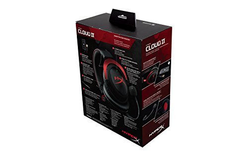 Amazon.co.jp: HyperX Cloud II Gaming Headset for PC & PS4 - Red