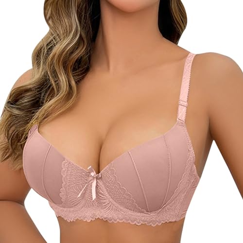 Soutien-gorge push-up en dentelle idéal sous un décolleté d'été jaune