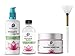 Planet Eden 30% Glycolic Acid Chemical Skin Peel Kit + Glycolic Acid Pre-Peel Cleanser + Antioxidant Recovery Cream + Treatment Fan Brush