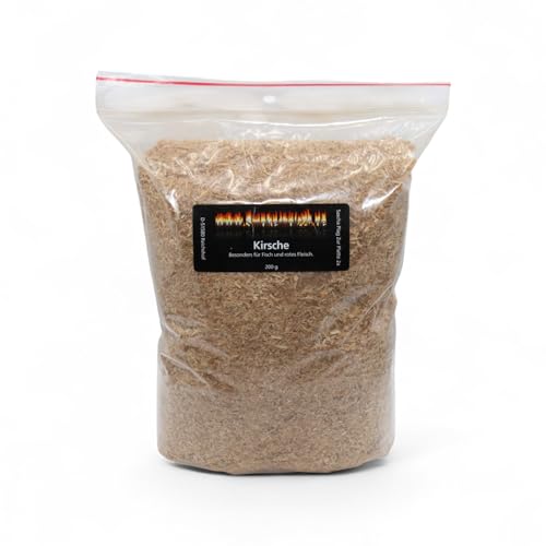 Räuchermehl Mix & Set individuell kombinierbar mit 18 Sorten a 200g BBQ & Smoker Räuchermehl selbst wählen (Kirsche)