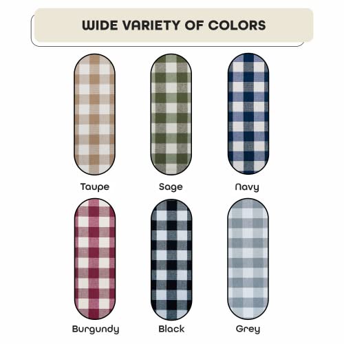 Buffalo Check Pot Holders, 2 Pack, Sage - 8" X 18" - Quilted Trivet Pot Holders Are Heat Resistant, Machine Washable & Stain Repellant - Non-Slip For Pots & Pans By Achim Home Decor #TOP4