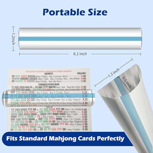 2 Pack Lupa para Mahjong con Línea Guía Azul miniatura 2