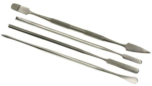 SE 4-Piece Stainless Steel Spatula Set - Versatile Tools for Electronics, Jewelry, Clay, and Craft Projects - DD301 - Image 6