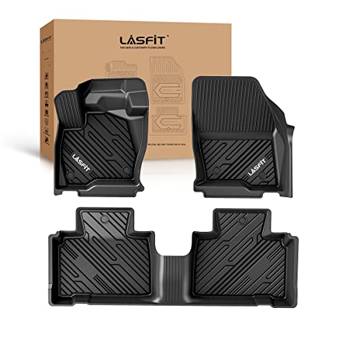 LASFIT Floor Mats Fit for Ford Edge 2015-2022 All Weather Car Liners